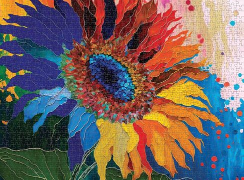 Petal Promenade: Springtime in Paris Exclusively from Cross & Glory – 1000-Piece Flower Jigsaw Puzzle, Eco-Friendly, Vibrant Spring Colors, 20" x 27", Satin Finish in Saudi Arabia