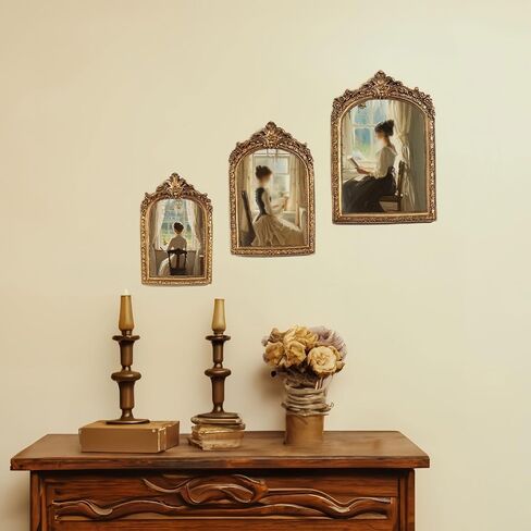 VPMQFL Retro Photo Frame Creative Display Table Resin Photo Frame Old Picture Frame Decoration(7in(12 * 17cm)) in Saudi Arabia