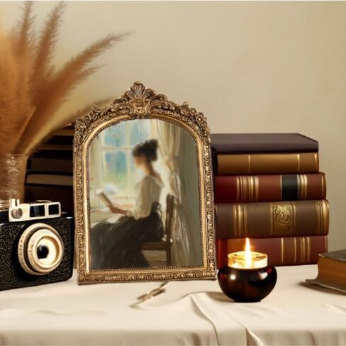 VPMQFL Retro Photo Frame Creative Display Table Resin Photo Frame Old Picture Frame Decoration(7in(12 * 17cm)) in Saudi Arabia