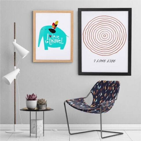 Wall Hanging Frame Puzzle Frame Frame Creative Decorative Picture Frame(D,8in(15 * 20cm)) in Saudi Arabia