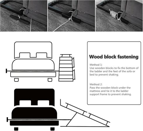 المنحدر الأليفة القابل للطي محمولة من سلالم وقطط القطط للأريكة أو السرير ، بما في ذلك القضبان الجانبية غير المنزلق والانزلاق ، بطول 64.2 بوصة قابلة للتعديل من 13.4 بوصة إلى 38 بوصة حتى 110 رطلاً in Kuwait