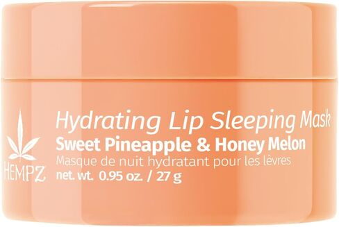 Hempz Hydrating Lip Sleeping Mask - Sweet Pineapple & Honey Melon (.95 Oz.) | Overnight Hydrating Lip Balm for Dry Lips, Lip Repair, Chapped Lip Treatment & Nourishment for Women in Saudi Arabia