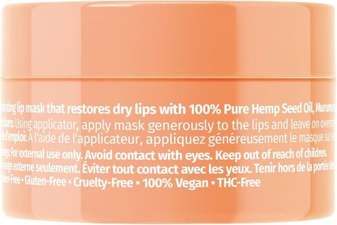 Hempz Hydrating Lip Sleeping Mask - Sweet Pineapple & Honey Melon (.95 Oz.) | Overnight Hydrating Lip Balm for Dry Lips, Lip Repair, Chapped Lip Treatment & Nourishment for Women in Saudi Arabia
