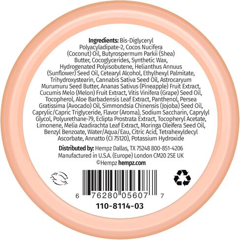 Hempz Hydrating Lip Sleeping Mask - Sweet Pineapple & Honey Melon (.95 Oz.) | Overnight Hydrating Lip Balm for Dry Lips, Lip Repair, Chapped Lip Treatment & Nourishment for Women in Saudi Arabia