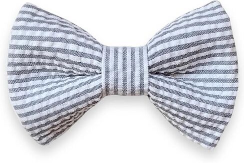 ربطة عنق القوس الكلاب القابلة للفصل ، شريحة على pet bowtie للأيبار ، ملحقات عشاق الكلاب الأنيقة الصغيرة ، الكلاب الصغيرة والكبيرة (الأرجواني seersucker ، x-large (5.5in)) in Kuwait