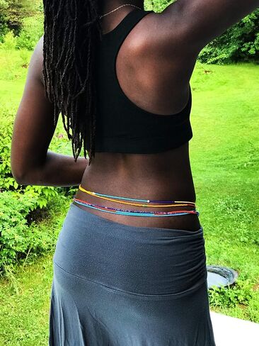 Africa waist beads, African waist beads for women, Belly chain, African jewelry, Body jewelry, African waist beads for her, 36inches waist beads, one Strands waist beads, Gift for girlfriend, Gifts in Saudi Arabia