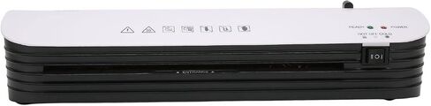 Keenso Professional 9in Hot Cold Laminator Fast Preheat ABS Anti Jam Laminating Machine for Office Business Card Poster (US Plug 100‑120V) in Saudi Arabia