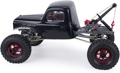 AMK 1/10 RC Crawler Tow Truck Accessory Kit, Truck Tow Truck Crane Arm Wrecker Servo Winch Kit, for 1/10 RC Crawler SCX10 TRX4 Capra LCG Chassis Upgrades Parts in Saudi Arabia