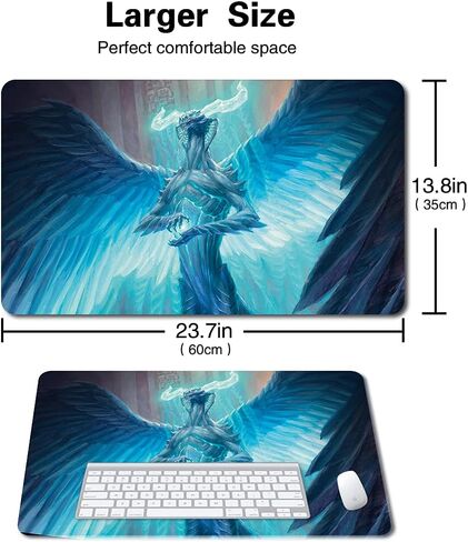 Board Game TCG Playmat Table Mats Games Size 60X35 cm Mousepad Compatible for MTG RPG CCG Trading Card Game Play mats (SLIVERS-Playing-Poker) in Saudi Arabia