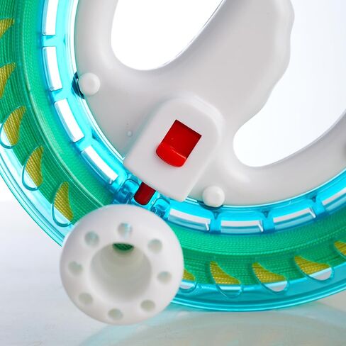 [HYBIZEJZ] Kite Reel with Locking Mechanism - Heavy Duty Hand Crank Line Winder for All Kite Types, Includes 400m Durable String & Quick-Release Connector (Kids/Adults) 8" in Saudi Arabia
