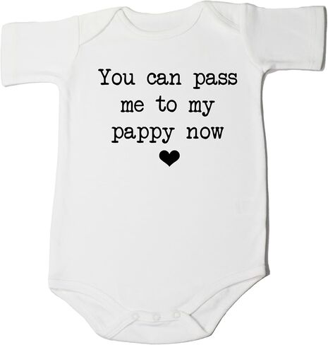 يمكنك أن تنقلني إلى بدلة Bappy Now Baby Bodysuit ، من فضلك مررني إلى دش إعلاني البابي (من 0 إلى 6 أشهر ، رومبير بأكمام بابي)) in Kuwait