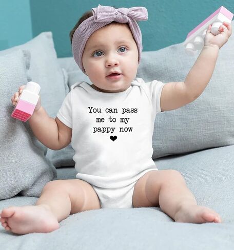 يمكنك أن تنقلني إلى بدلة Bappy Now Baby Bodysuit ، من فضلك مررني إلى دش إعلاني البابي (من 0 إلى 6 أشهر ، رومبير بأكمام بابي)) in Kuwait