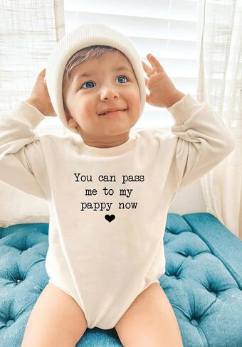 يمكنك أن تنقلني إلى بدلة Bappy Now Baby Bodysuit ، من فضلك مررني إلى دش إعلاني البابي (من 0 إلى 6 أشهر ، رومبير بأكمام بابي)) in Kuwait