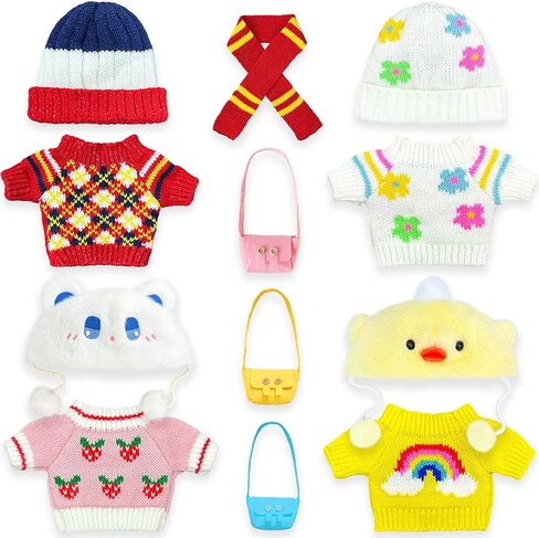 Capybara Plush Clothers and Accessories تم تعيينها لـ 10 في Capybara محشو بالحيوان in Kuwait