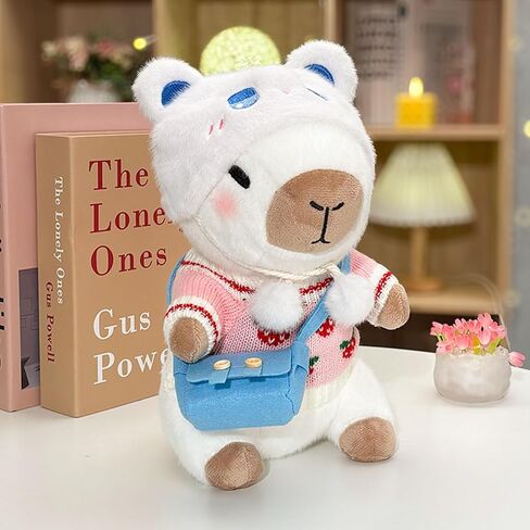 Capybara Plush Clothers and Accessories تم تعيينها لـ 10 في Capybara محشو بالحيوان in Kuwait
