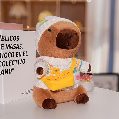 Capybara Plush Clothers and Accessories تم تعيينها لـ 10 في Capybara محشو بالحيوان in Kuwait