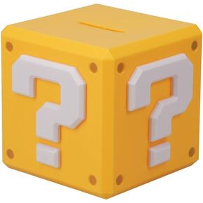 Super Mario Question Block Money Box - Officially Licensed Gift for Kids Bedroom Accessories & Decor | Paladone