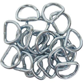20 Pack 1 Inch D Rings Connectors Trapping Supplies