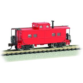Bachmann Industries Inc. Northeast Steel Caboose Painted ، غير معبدة - N Scale ، Caboose Red