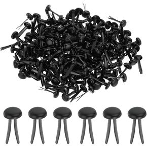 PATIKIL 1000 PCS Paper Brass Fasteners Split Pins Pastel Mini Metal Brads Round Head Plated Fastener for Craft Art Scrapbooking DIY Supplies, Silver Tone, 4.5 x 8 mm in Kuwait