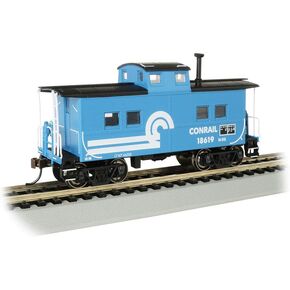 Bachmann Trains Northeast Steel Caboose - Conrail #18619 - Blue - HO Scale