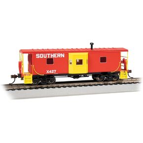 Bachmann Trains - Bay Window Caboose- Southern #X427 (Per Prototype Without roof Walk or Ladder) - HO Scale