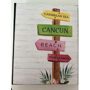 Cancun Vacation Photo Book, Summer Vacation Photo Album, 4 x 6 Photo Album, Caribbean Beach, Riviera Maya, Beach Vacation, Cruise