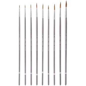 HBJWOV 9pcs Detail Paint Brush Sturdy Detail Paint Brush Detail Paint Brush Line Drawing Pen