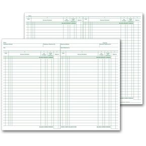 20082.2 Patient Service & Account Records 11 x 8 1/2" Qty 250