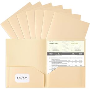 Plastic Folders with Pockets (7 Pack, Sweet Colors), Durable Heavy Duty File Folders with Business Card Slot, 2-Pocket Folder for Schoolwork & Office,Letter Size