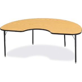 Jonti-Craft Berries 6423JCA251 جدول نشاط الكلى ، A-Height (24 "-31" ارتفاع قابل للتعديل) ، 48 "× 72" ، القيقب/القيقب/الإبل