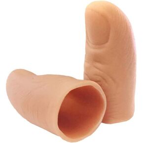 2Pcs Magic Thumb Lights, Finger Lights Magic Trick Fingers LED Magic Thumb Prank Toys Light Up Flashing Fingers Tips Appearing Light Prank Stuff Magic Kits and Accessories Novelty and Gag Toys
