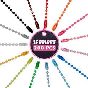 100 Pcs Plastic Keychain Clip Set – Sturdy Key Chain Hooks in 15 Assorted Colors with Easy-Open Closure & Attachment Hole – Versatile Lobster Claw Clasps for Keys, Toys, Crafts, and DIY Projects