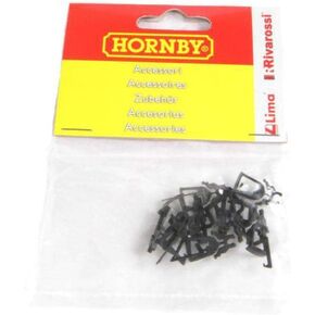Hornby R8099 10 Pack Coupling Assemblies 00 Gauge Wheels & Couplings Accessory,Black