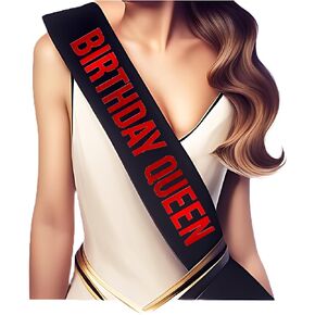 Custom Birthday Sash, Perfect for the Birthday Queen, Happy Birthday