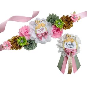 Nala Baby Shower Mom to be Sash, Nala Baby Mom to Be Sash for Shower, Nala Boho Baby Theme, Nala Boho Sash (Mom Sash and Dad Pin)