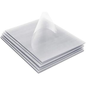 TruBind Binding Covers for Reports and Presentations - Crystal Clear PVC - 5 Mil Thick - Letter Size - 8 1/2 inch x 11 inch - Square Corners - Includes Tissue Interleaving - 100/Bx (CVR-05AST)