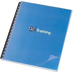Swingline GBC 2020025 Clear View Presentation Binding System Cover, 11 x 8-1/2, Clear, 100/Box