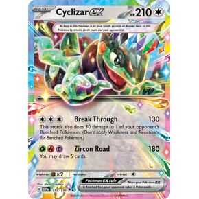 Pokemon - Cyclizar ex 159/191 - Surging Sparks – Tera Double Rare – Foil Single Card