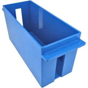 Extra-Capacity Rolled Coin Plastic Storage Tray, Nickels, Blue (1 Tray)