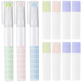 Glue Stick Refills for Pen-Style Adhesive, 11 Packs Replacement Cartridges, Grid Pattern Design, Pastel Colors, Compatible with Standard Pen-Style Glue Applicators