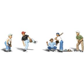 Woodland Scenics Ho Baseball Players I Wooa1869