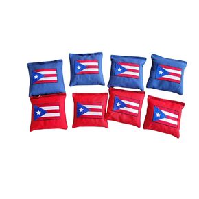 Puerto Rico Flag Cornhole Bags Set of 8 Puerto Rican Flag Corn hole Bags