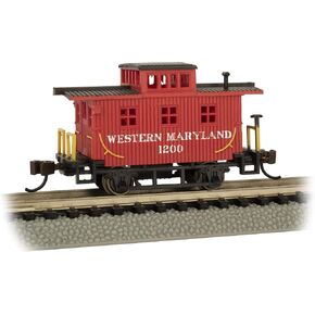 Bachmann Trains - Old-TIME Bobber Caboose - Western Maryland® #1200 - N Scale