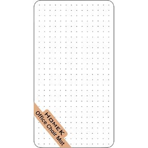 Office Chair Mat for Medium Pile Carpets, 36" x 48" Delivered Flat Desk Floor Mat for Carpeted Floors - Easy Chair Rolling, Heavy Duty Studded Computer Chair Mat for Carpet