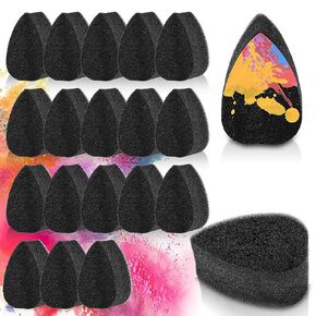 20 PCS Face Paint Sponge عالية الكثافة اللوحة اللوحة لوازم اللوحة البتلة اللوحة الإسفنج قطرات الماكياج إسفنجات للبالغين عمل الفن واللوحات الجسدية قطرة هالوين عيد الميلاد
