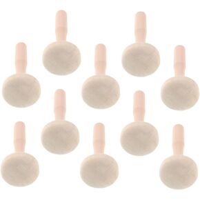Angoily 10pcs Wood Carving Roller for Printmaking Mushroom Ink Rubbing Tool for DIY Art Projects for Adults Enhances Creativity and Motor Skills
