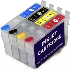 Replacement for Sublimation Ink Refill Cartridges Empty 232 for XP-4200 WF-2950 Printers Sublimation Ink Cartridges 4 Pack (Black, Yellow, Cyan, Magenta) New Sealed