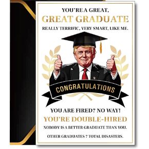 Funny Trump Fathers Day Card, Happy Birthday Cards Humor Gift from Son Daughter or Kids – Hilarious & Heartfelt Greeting Card for Dad, Grandpa, Husband – Premium Quality, Perfect for Father’s Day, Birthday, or Unique Gift