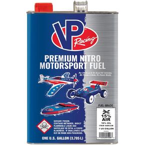 VP Racing 4496338, R/C Aviation 15% Air 18% Oil - 1 Gallon (6 Pack)